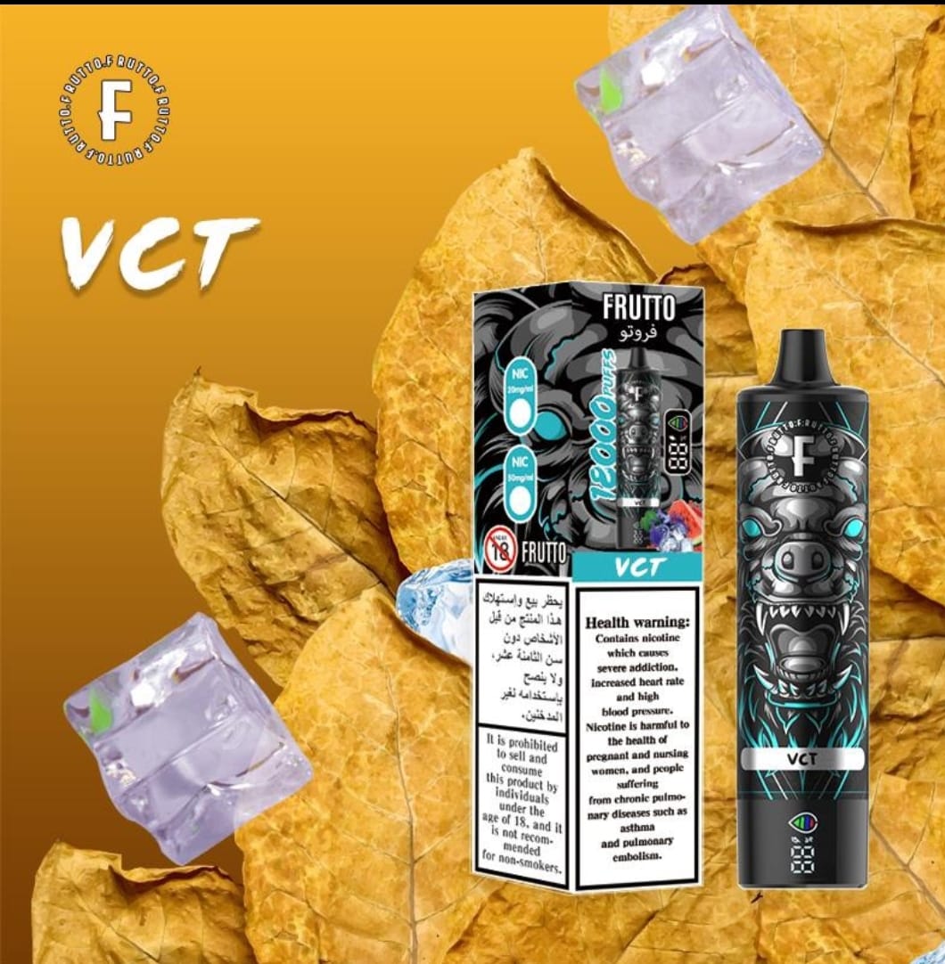FRUTTO 18000 Puffs Disposable Vape 2% 20mg Nic and 5% 50mg Nic 8 Flavors