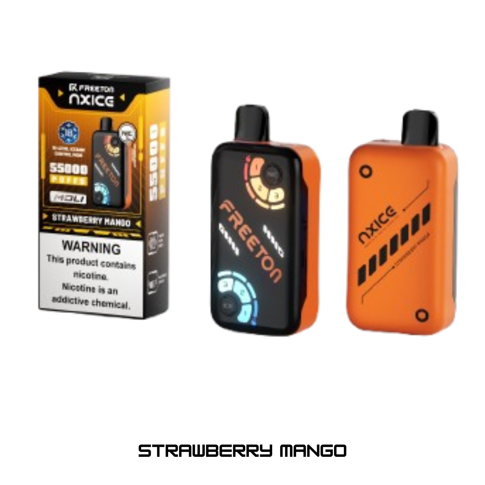 Freeton NXICE 55000 puffs 18-level Nicotine and Ice Control disposable vape 2% 20mg NIC