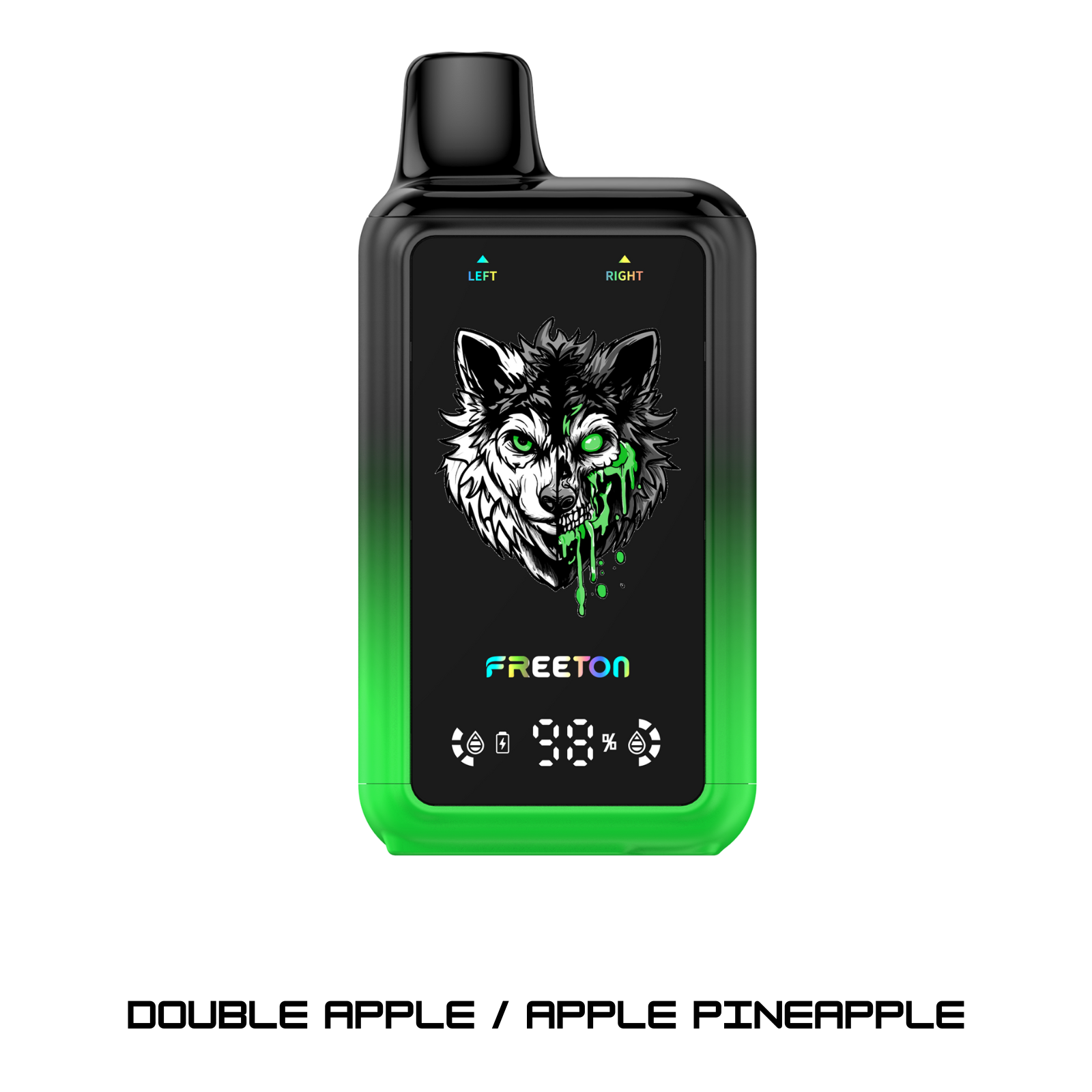Freeton Alpha 2 Flavors in 1 Dual Flavor 25000 Puffs Disposable Vape 2% 20mg 5% 50mg Nic