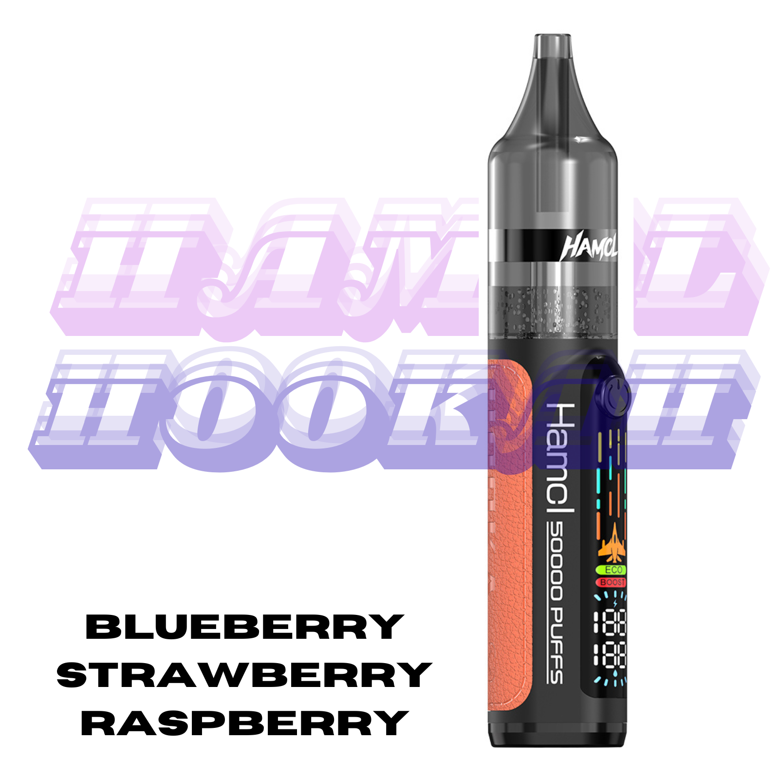 HAMCL Hookah 50000 Puffs Disposable Vape 0.5% 5mg NIC
