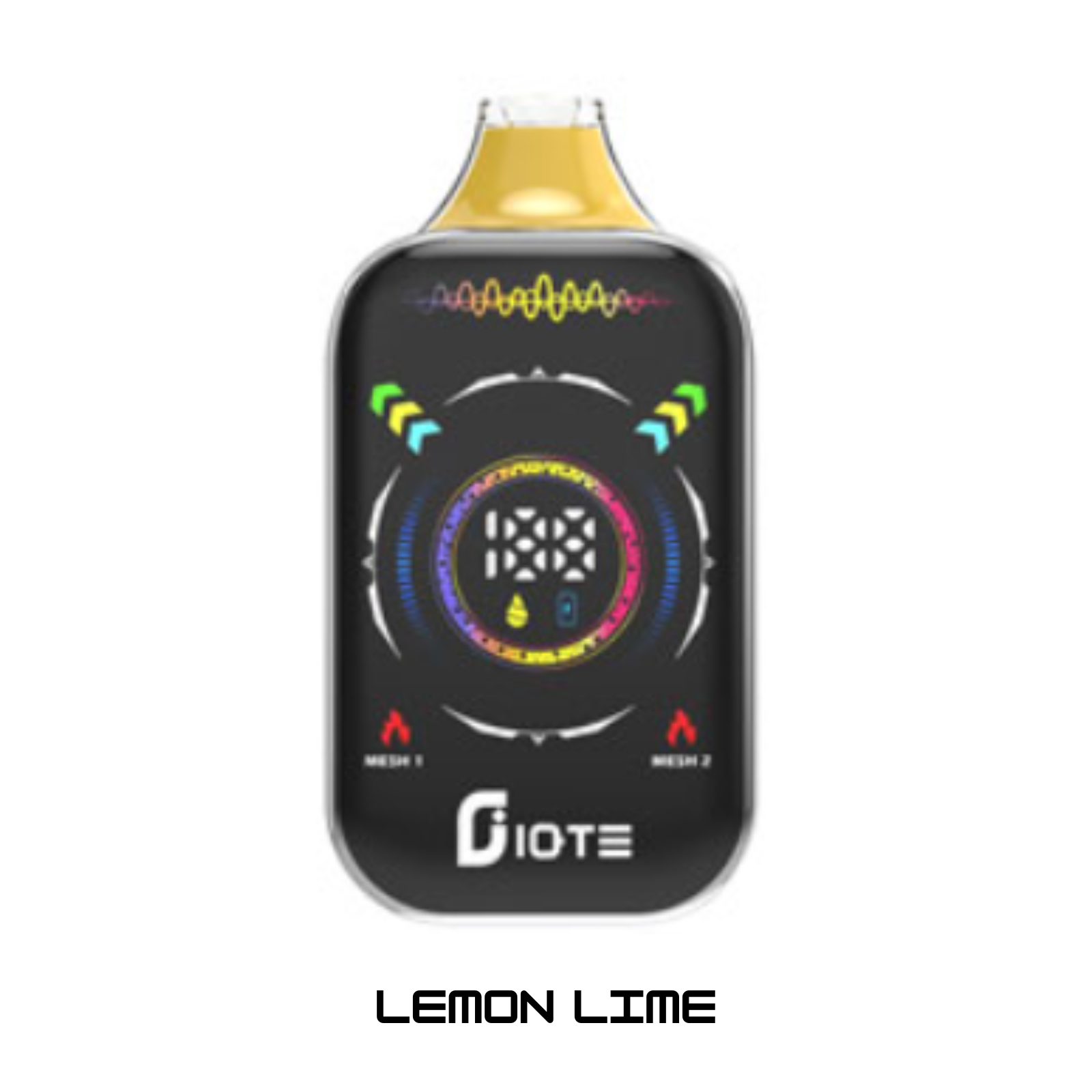 IQTE 50000 Puffs Dual Mesh RGB Full-Screen Disposable Vape 5% 50mg NIC