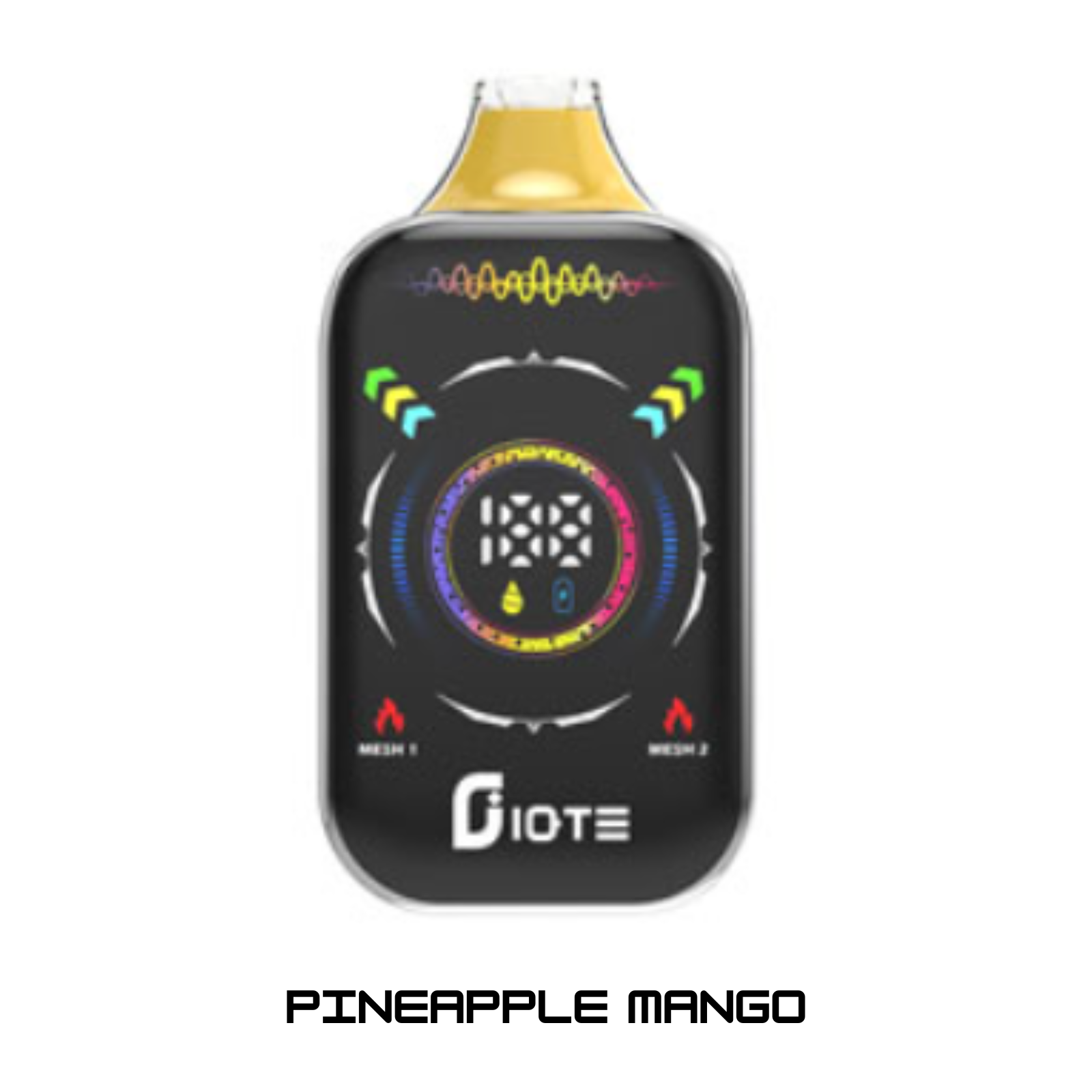 IQTE 50000 Puffs Dual Mesh RGB Full-Screen Disposable Vape 5% 50mg NIC