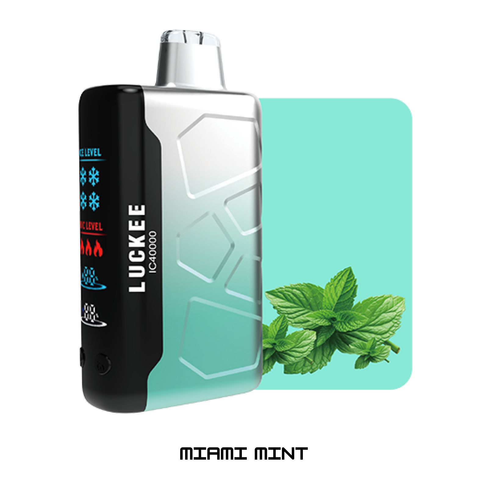 Luckee IC 40000 Puffs Adjustable Ice and Nic Control Disposable Vape 5% 50mg NIC