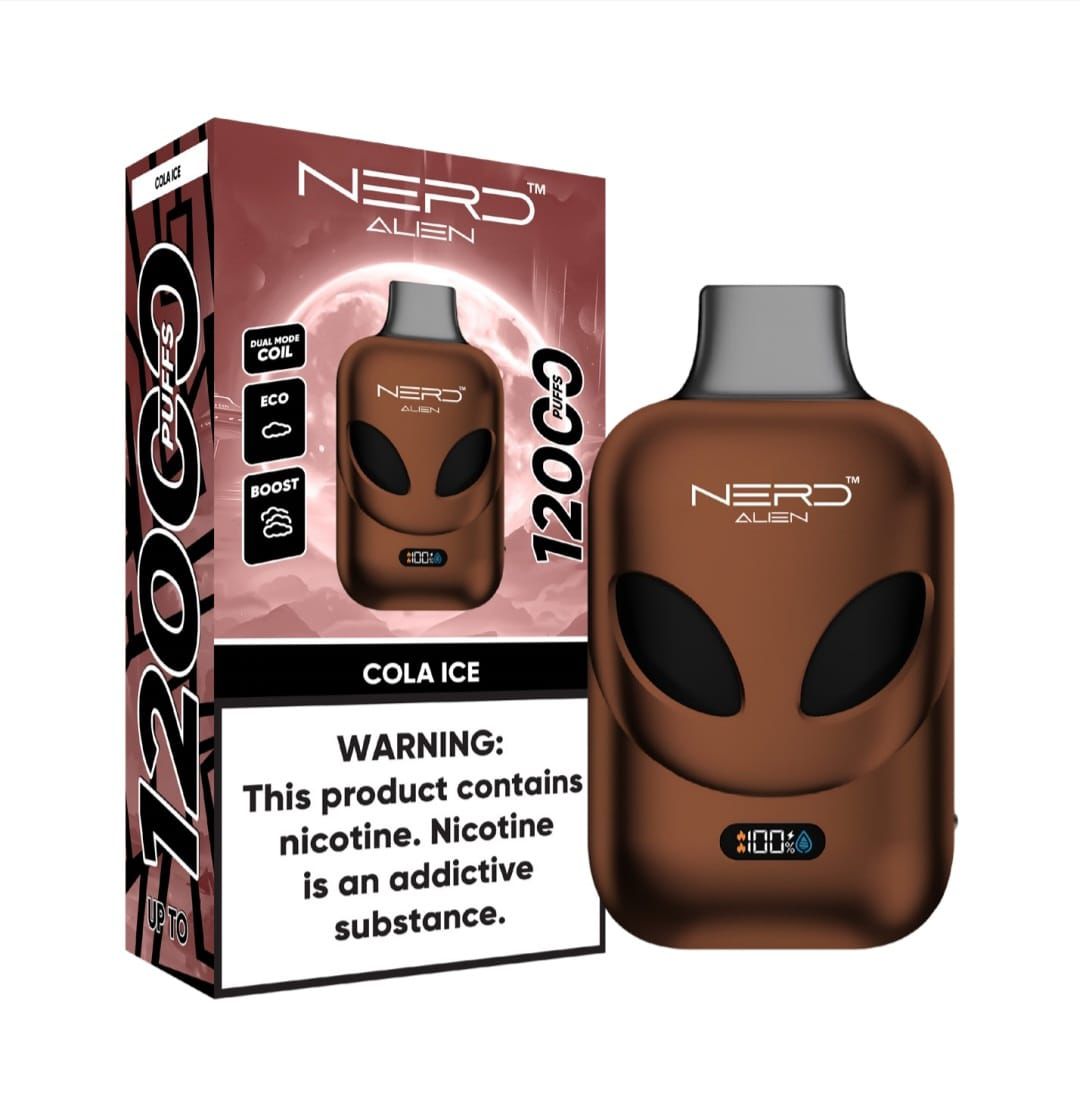 NERD Alien 12000 Puffs Disposable Vape 2% 20mg Nic