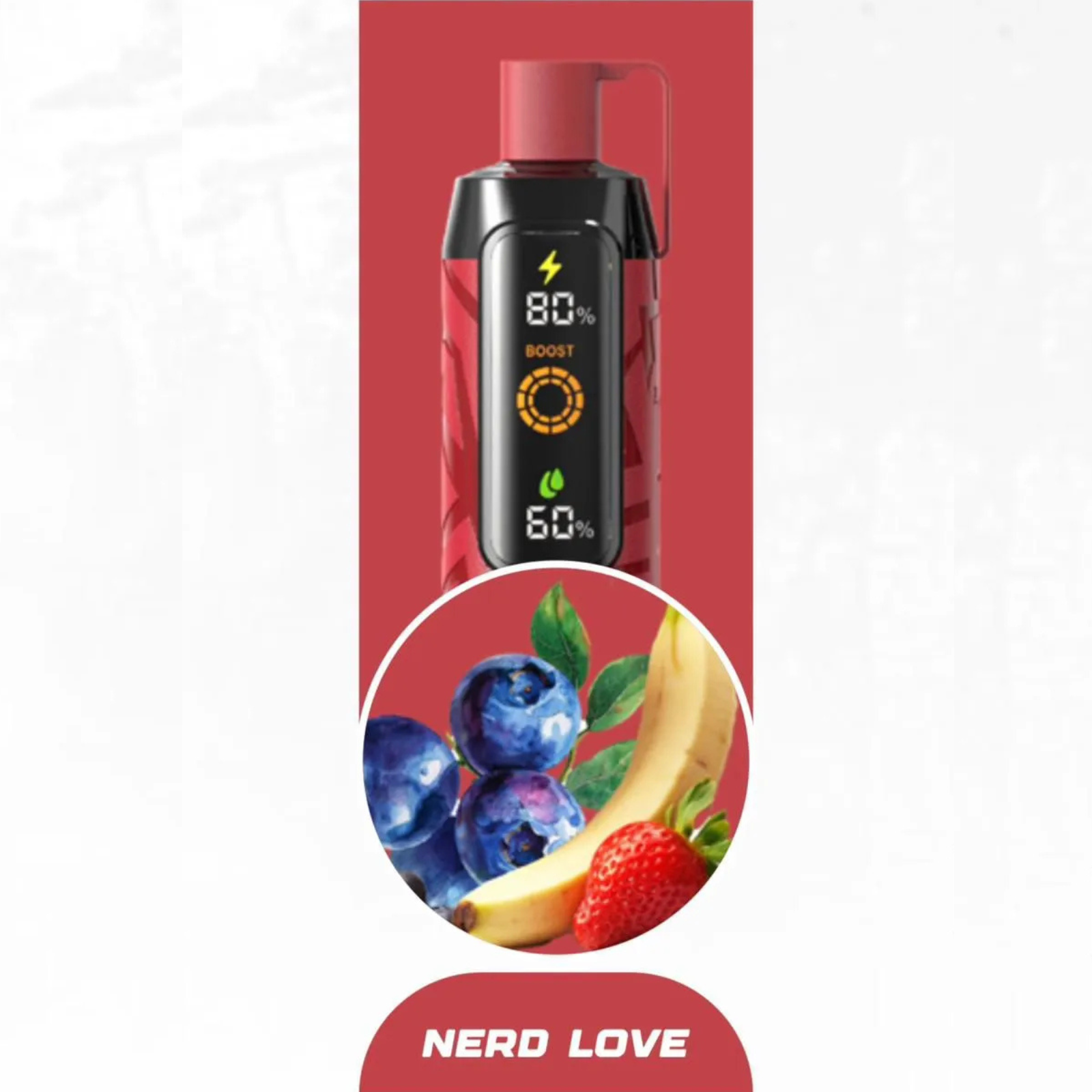 Nerd Cloud Verse 20000 Puffs DTL Shisha Hookah Digital Screen Disposable Vape 0.6% 6mg Nic