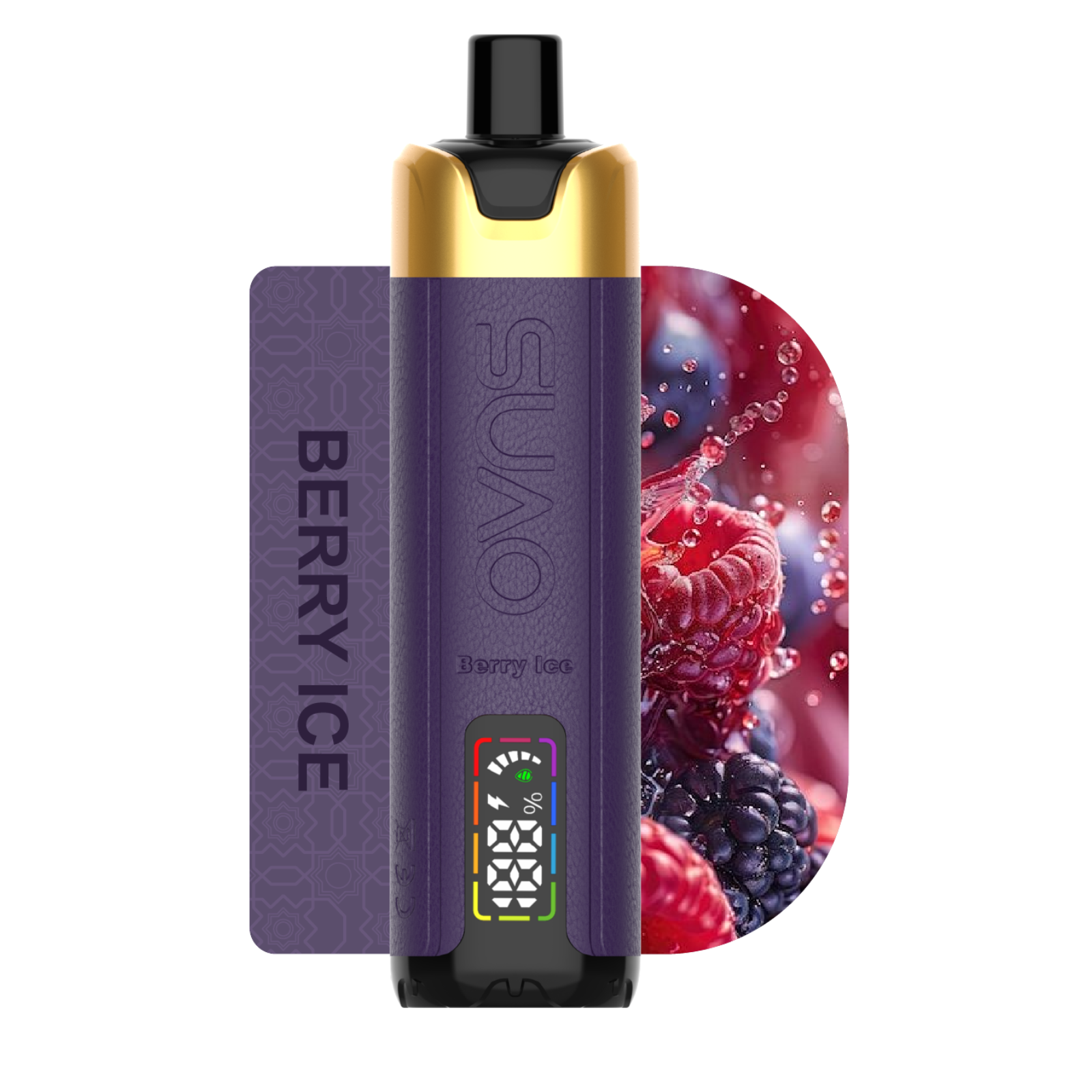 OVNS Golden Crown DTL Shisha Hookah 20000 Puffs Disposable Vape Dual Digital Screens 0.5% 5mg NIC