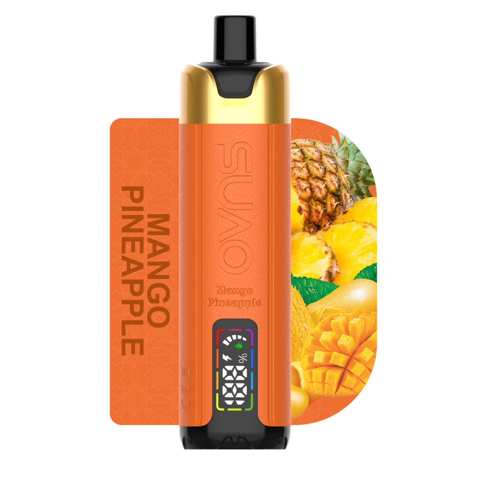 OVNS Golden Crown DTL Shisha Hookah 20000 Puffs Disposable Vape Dual Digital Screens 0.5% 5mg NIC