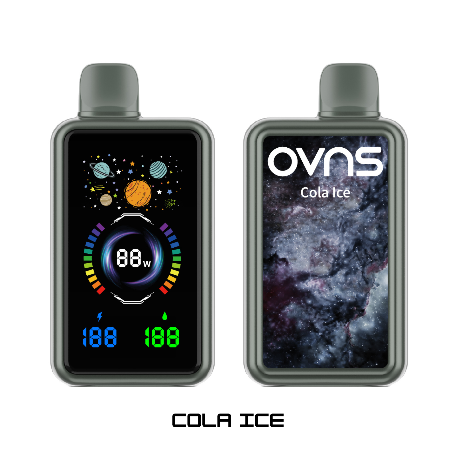 OVNS MESH 30000 Puffs Adjustable Airflow, OLED Screen, Dual Mesh Coil Disposable Vape 5% NIC