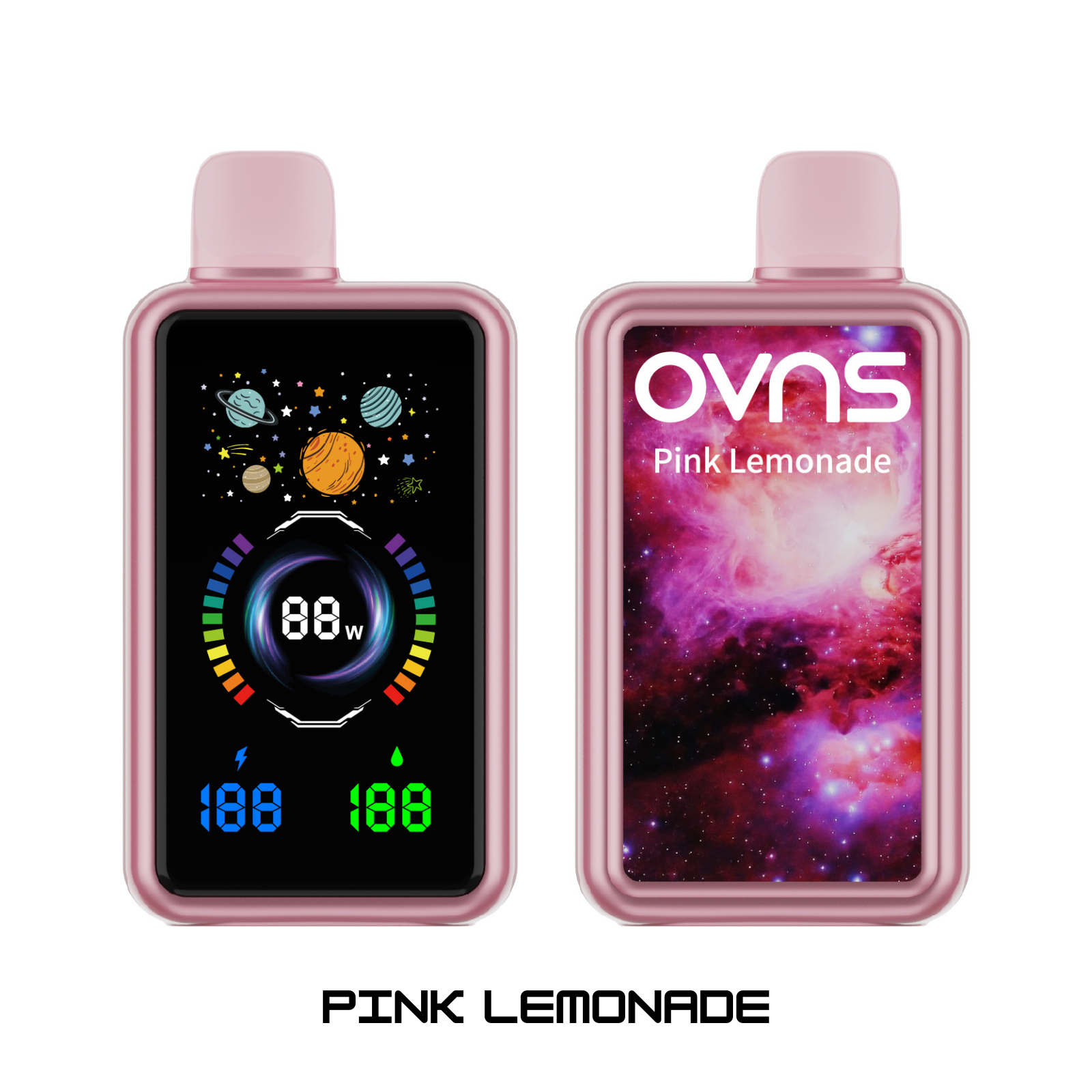 OVNS MESH 30000 Puffs Adjustable Airflow, OLED Screen, Dual Mesh Coil Disposable Vape 5% NIC