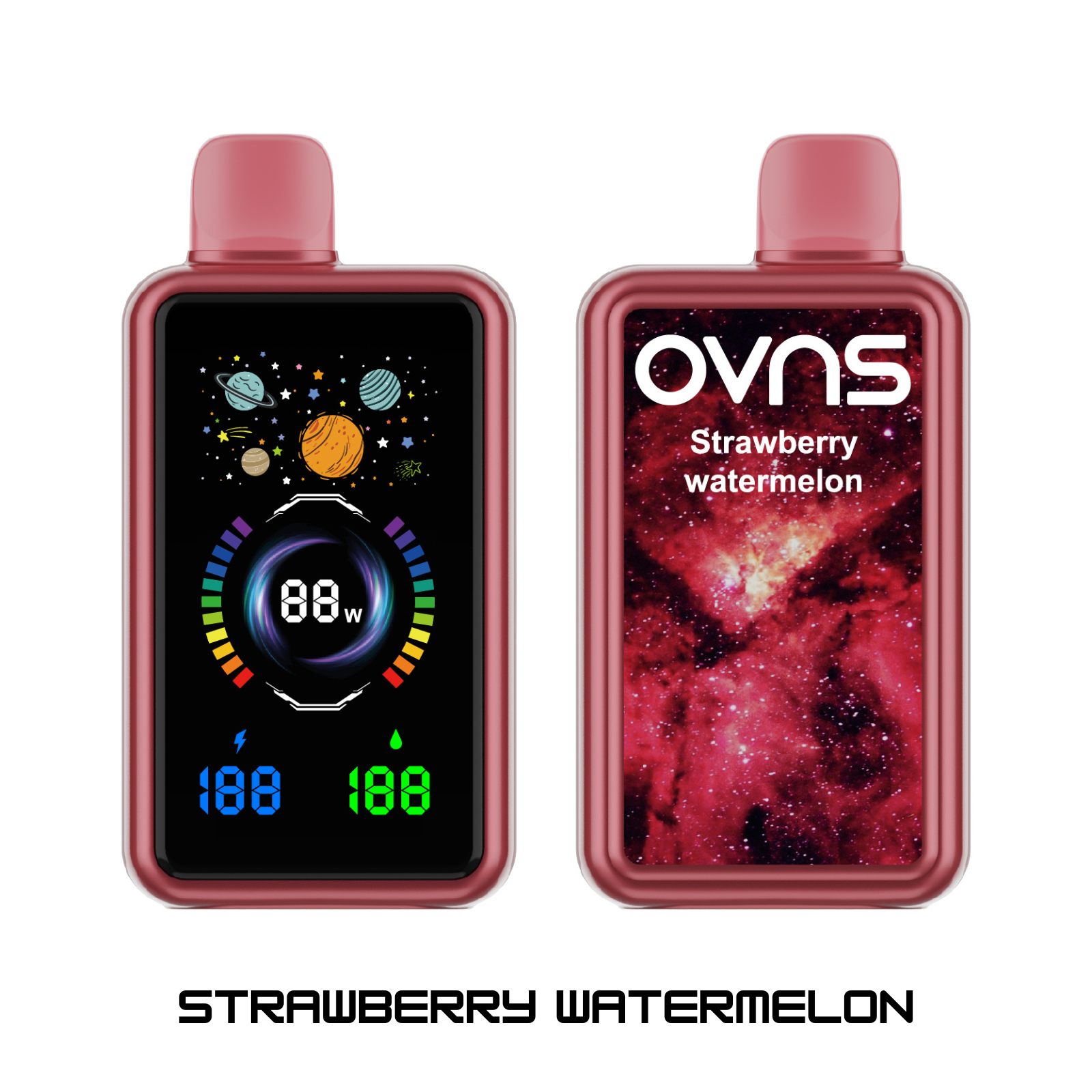 OVNS MESH 30000 Puffs Adjustable Airflow, OLED Screen, Dual Mesh Coil Disposable Vape 5% NIC
