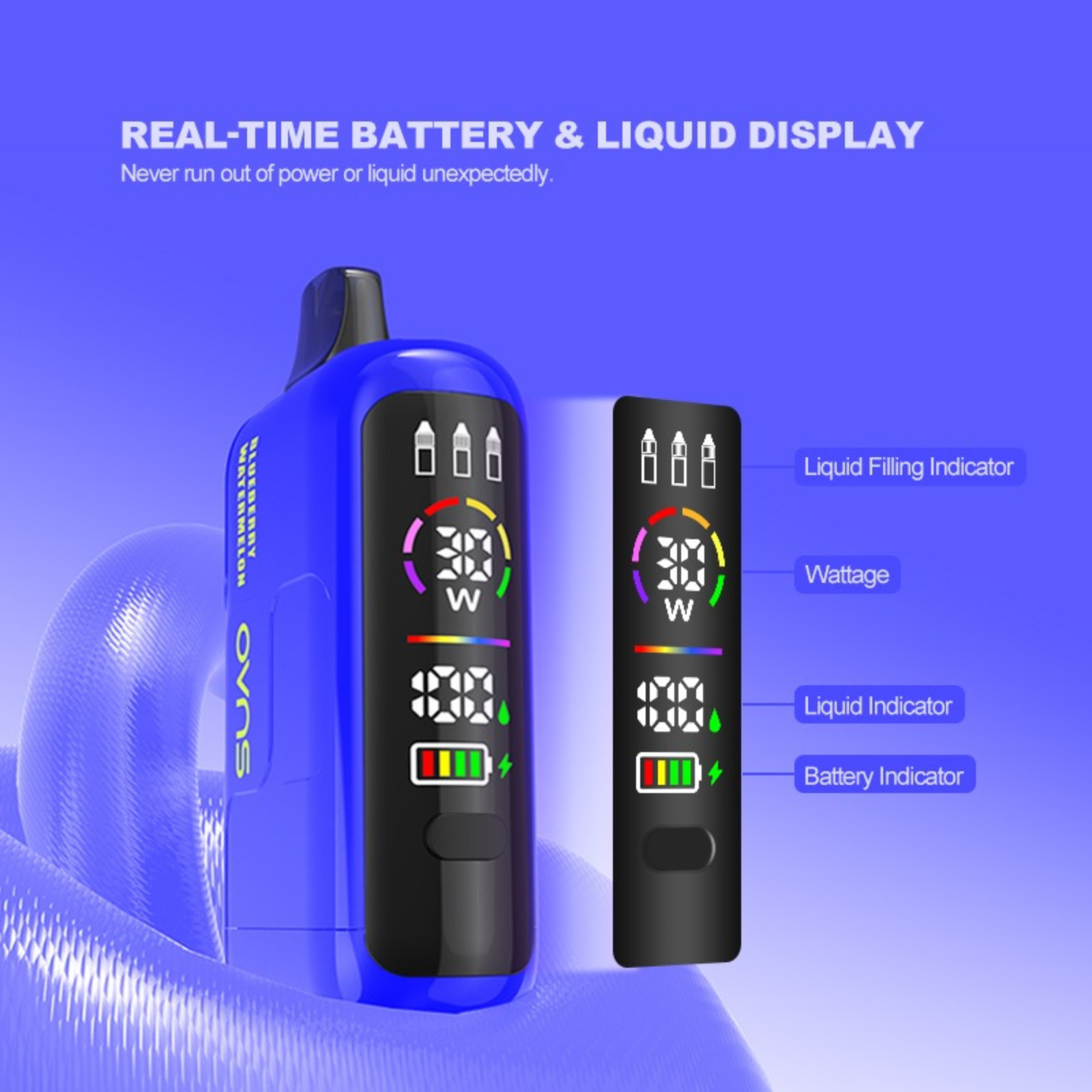 OVNS Refillable 50000 Puffs Disposable Vape 5% 50mg Nic