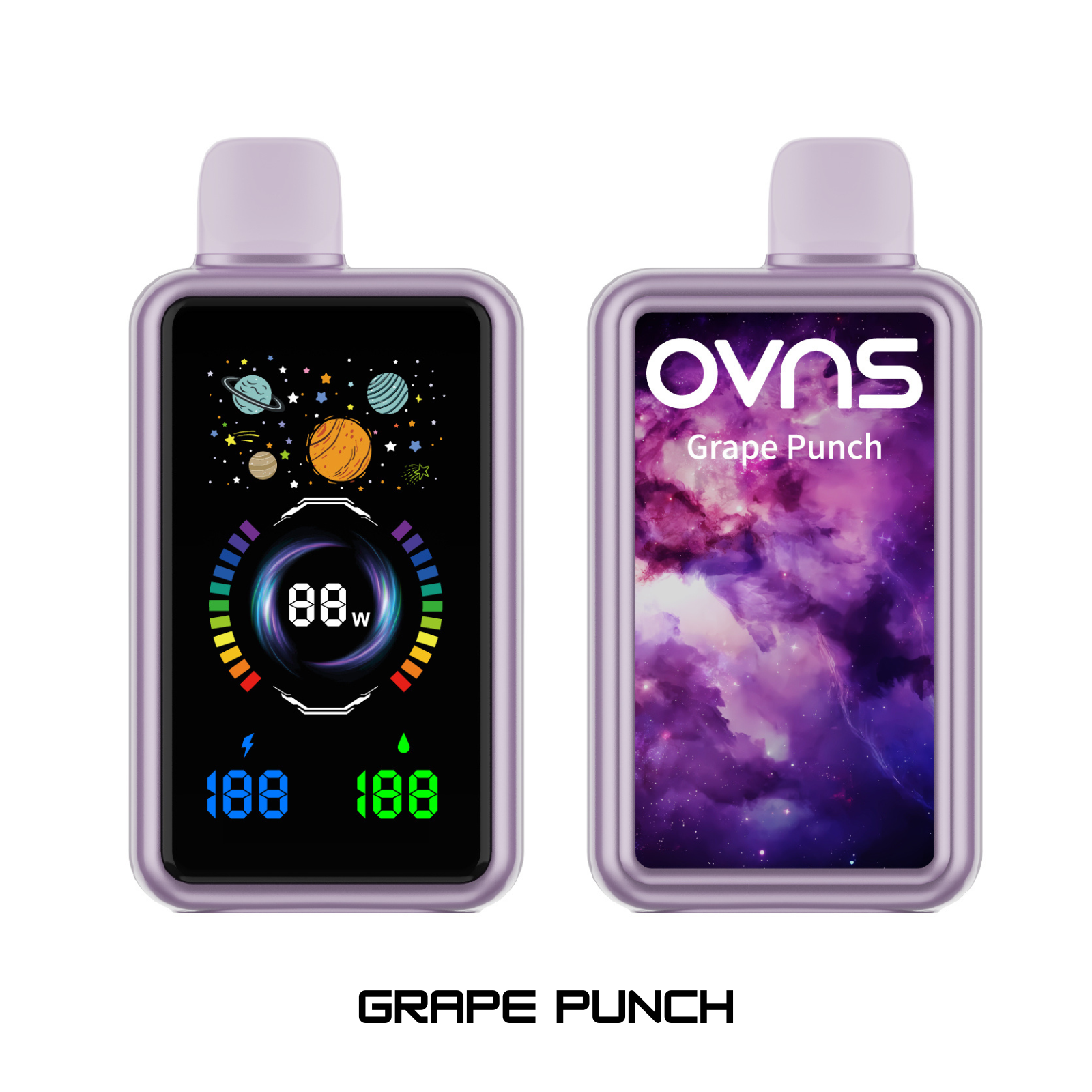 OVNS MESH 30000 Puffs Adjustable Airflow, OLED Screen, Dual Mesh Coil Disposable Vape 5% NIC