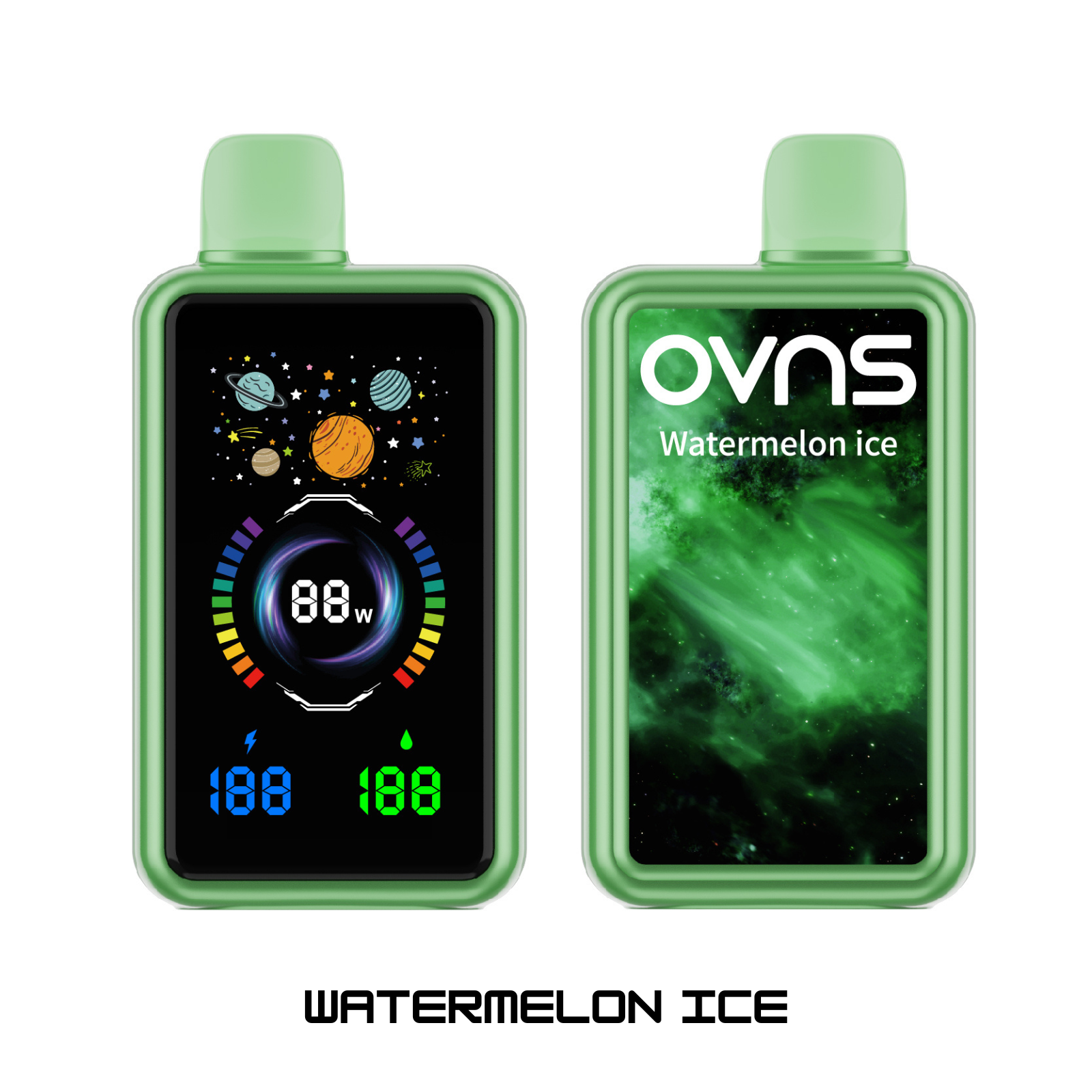 OVNS MESH 30000 Puffs Adjustable Airflow, OLED Screen, Dual Mesh Coil Disposable Vape 5% NIC
