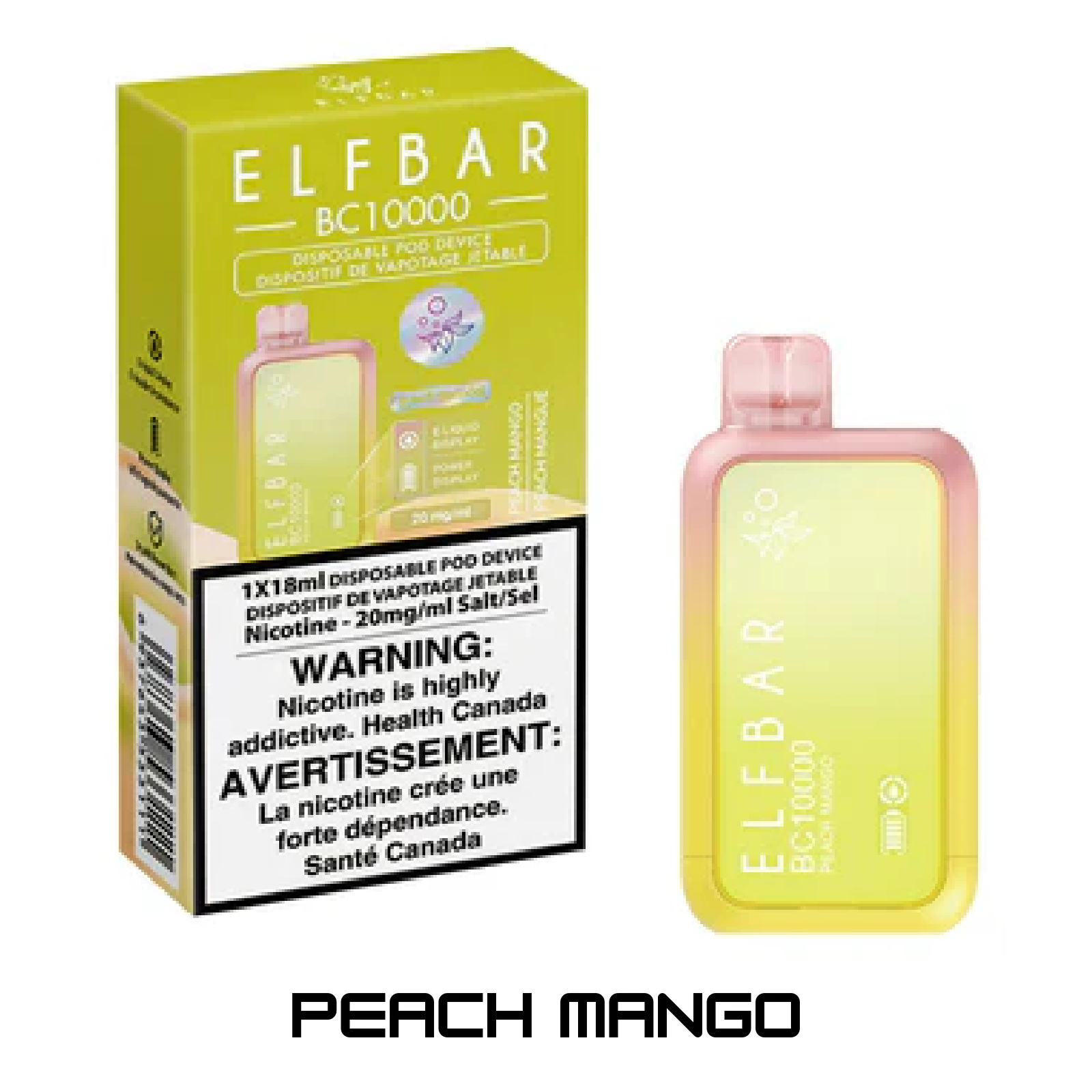Elf Bar BC10000 Disposable Vape 10000 Puffs 5% 50mg Nic