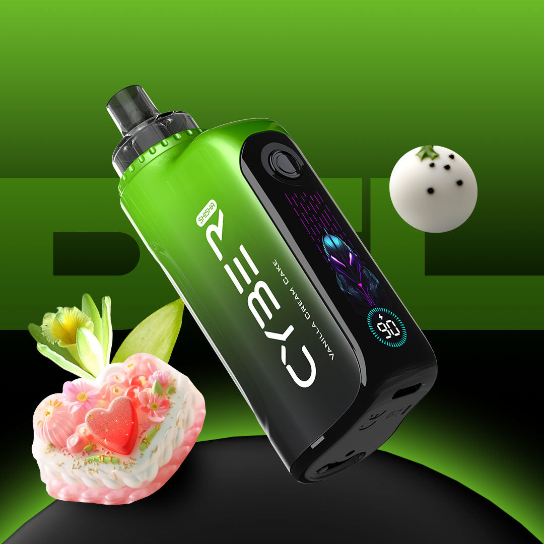Keystone Cyber DTL Hookah Shisha 30000 Puffs Dynamic Screen Disposable Vape  1% 10mg NIC