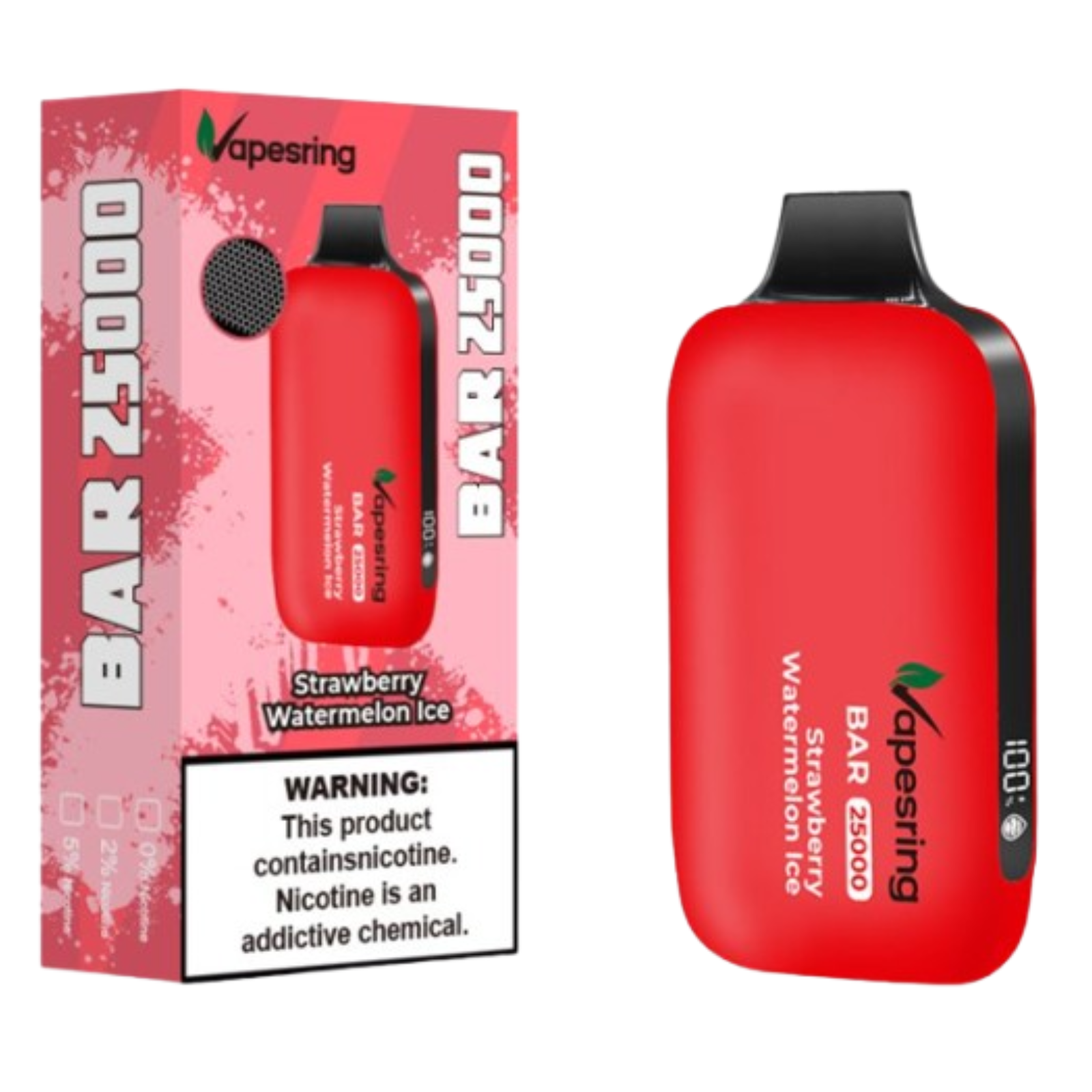 Vapesring Bar 25000 Puffs Disposable Vape 5% 50mg Nic