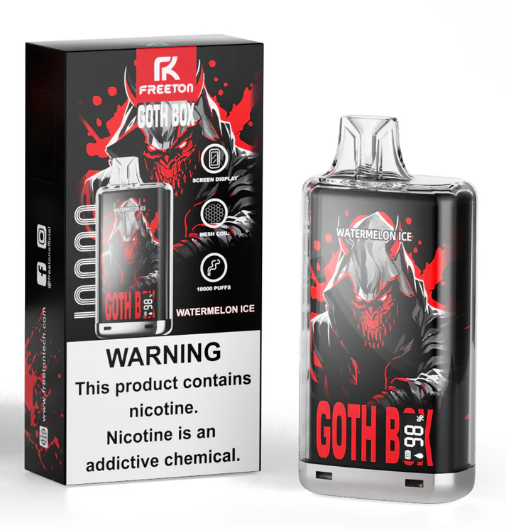 Freeton Goth Box 10000 Puffs Disposable Vape 5% 50mg Nic